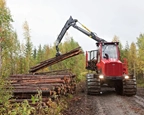 New Forwarder working in the forest